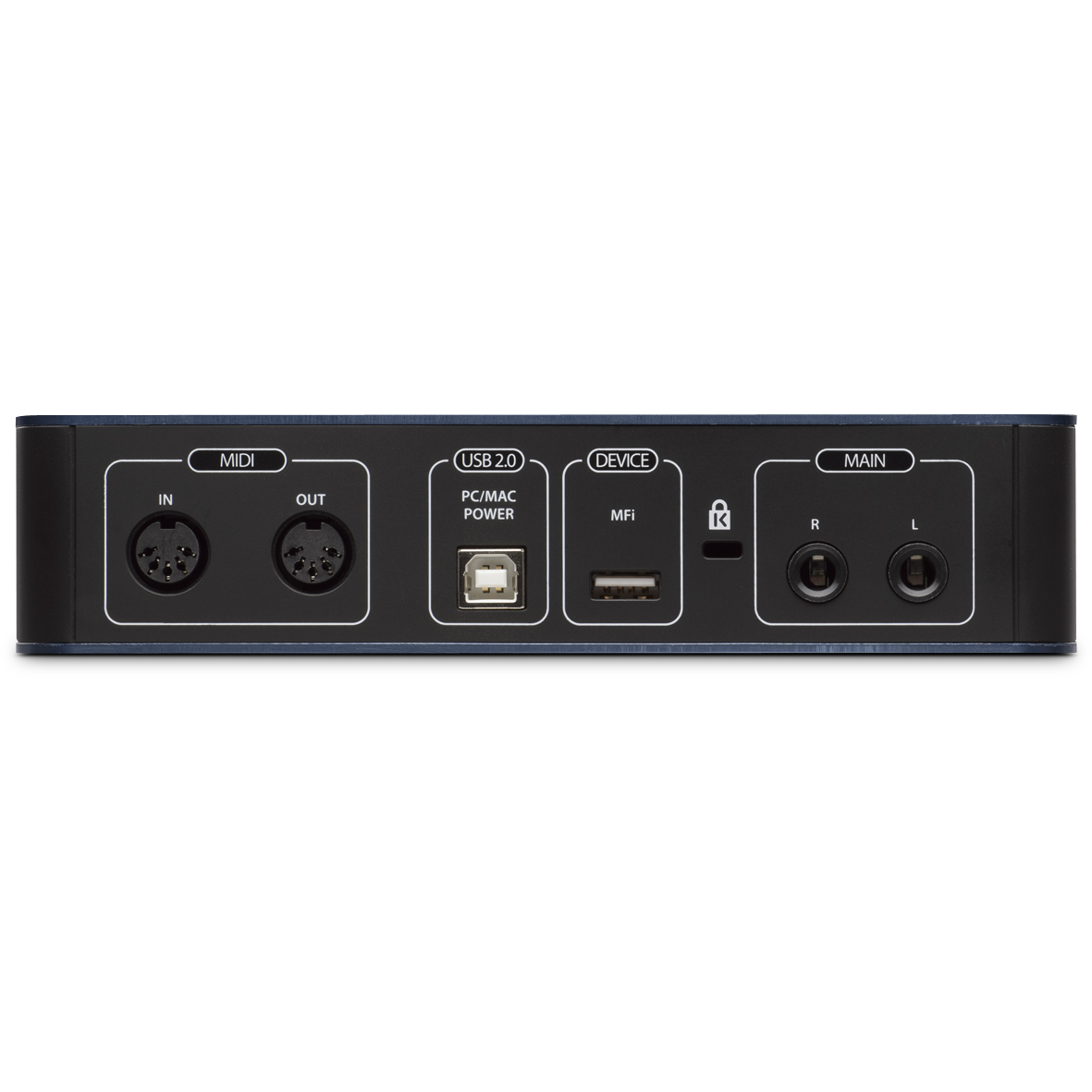 AudioBox iTwo リアパネル