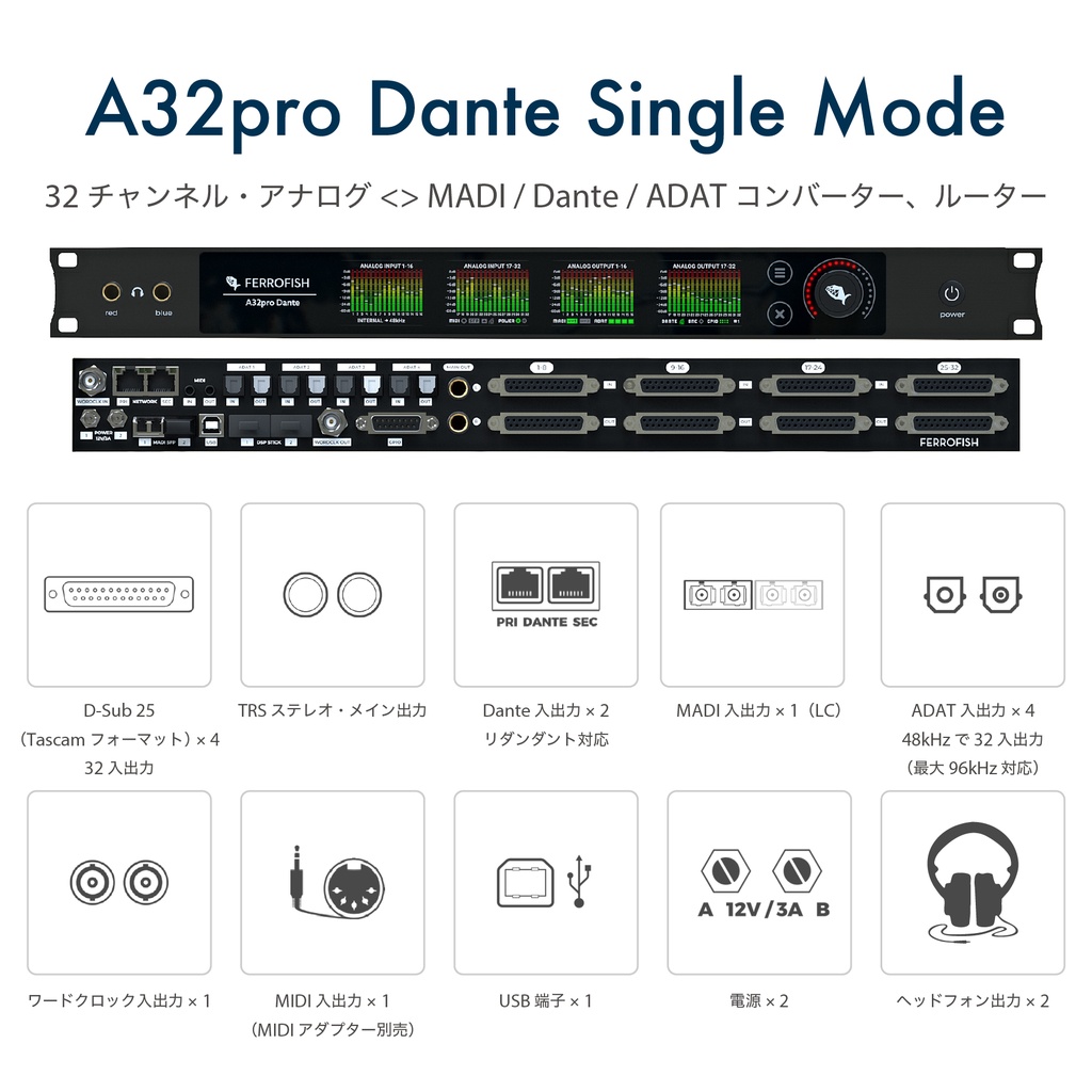 A32pro Dante Single Mode