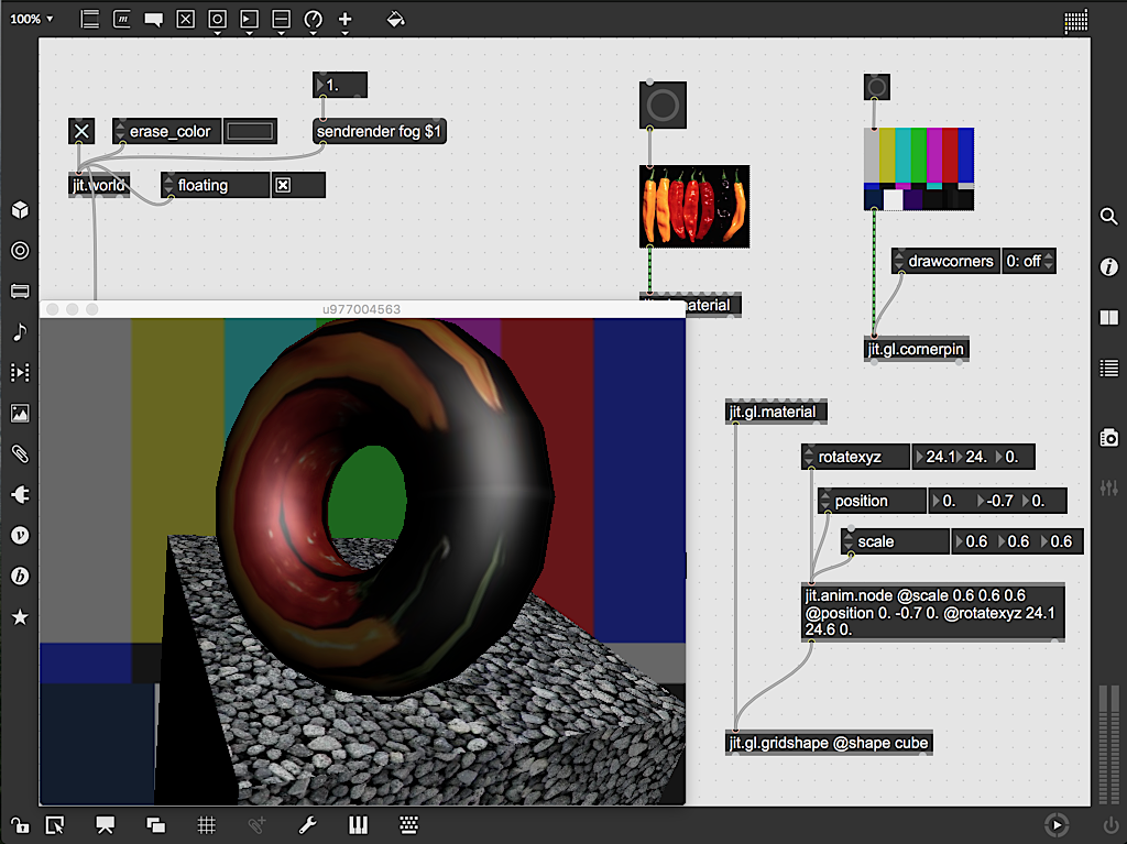 Jitter: 3D/2D映像エフェクト