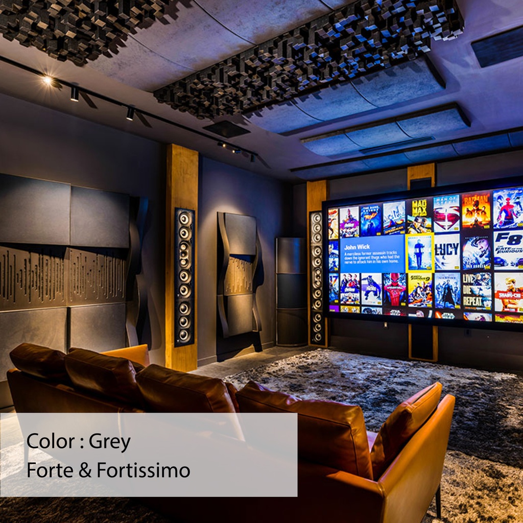 Cinema Fortissimo VMT Black Grey Stone