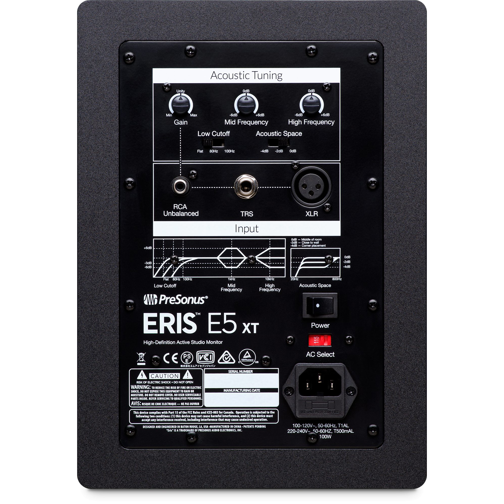 Eris E5 XT リアパネル