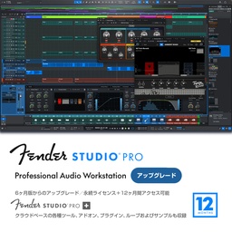 [4589473716961] Fender Studio Pro+ 12 MONTH（6ヶ月版ユーザー向けアップグレード）