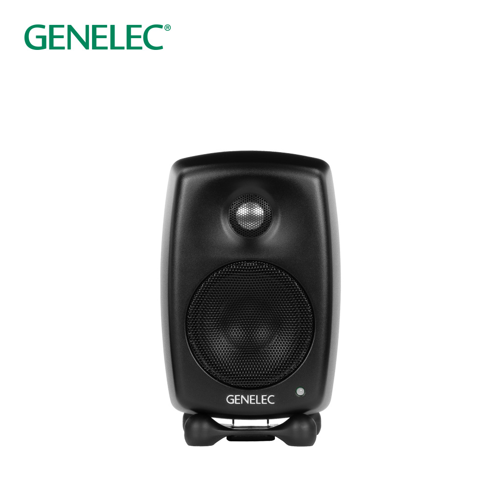 ジェネレック G One アクティブ・スピーカー 2個セット ブラック g1bm